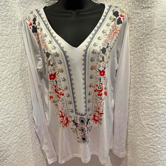 NWOT Airy Cloth Blouse Sz. L Juniors. - Picture 1 of 4